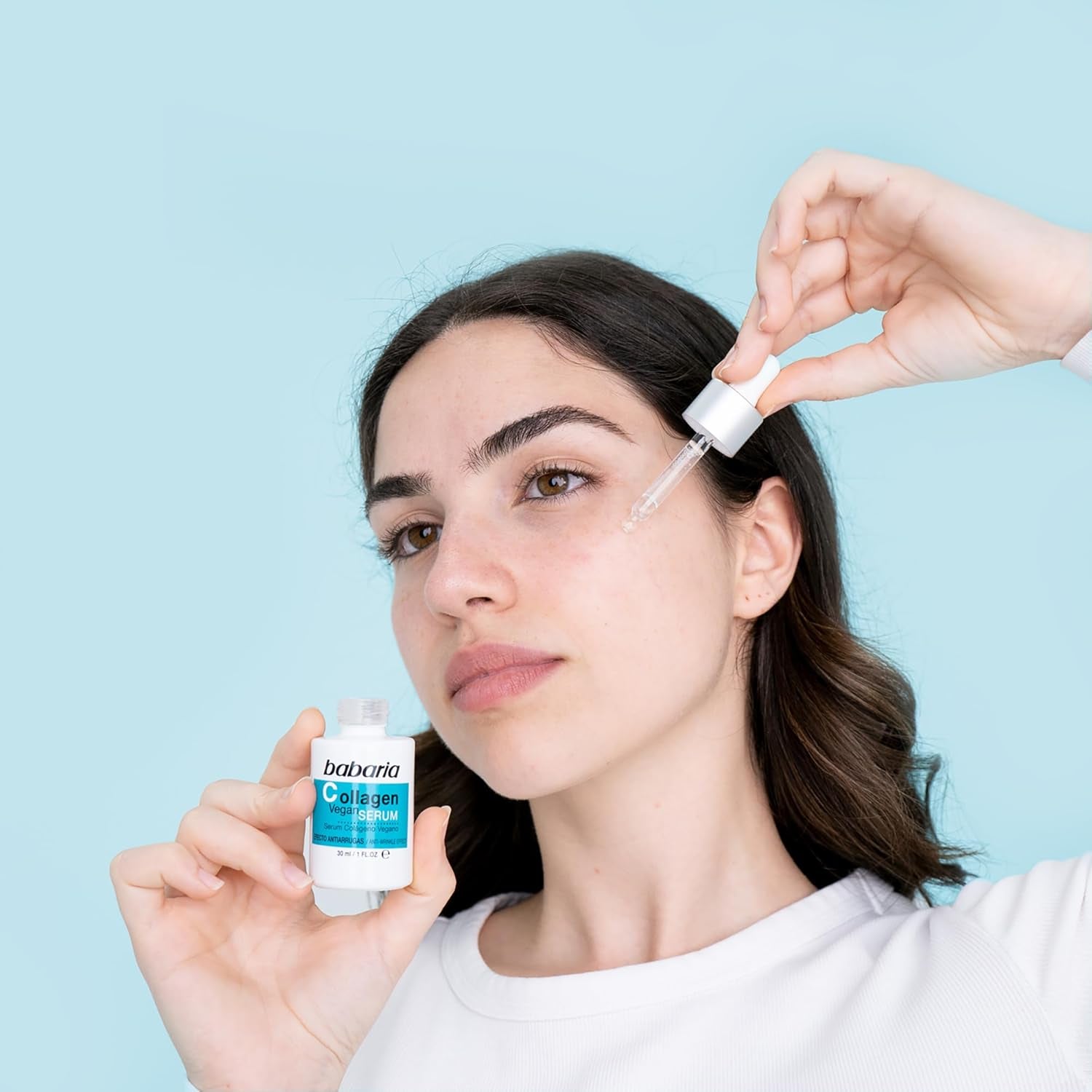 Collagen Vegan Serum - Face Serum Made from Wild Plants - Skin Care for Skin Elasticity and Firmness - Anti-Aging Serum for Face - 1 Oz