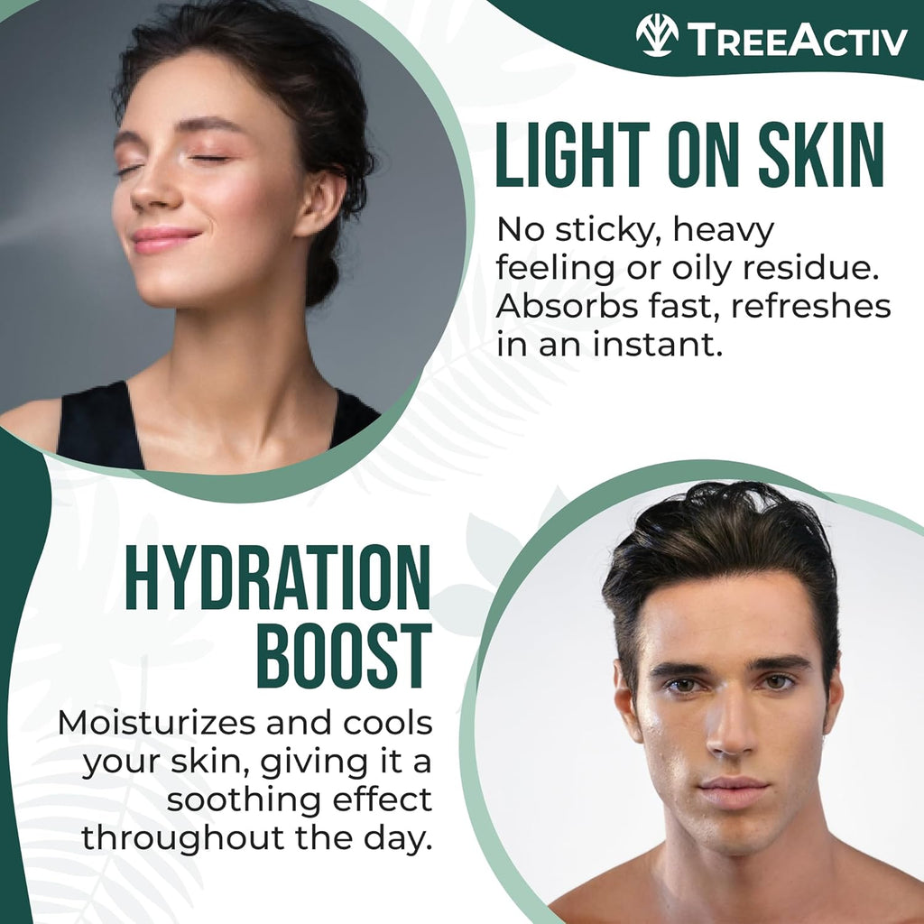 Acne Face Spray, 4 Fl Oz Facial Spray with Witch Hazel, Salicylic Acid for Acne Prone and Oily Skin, for Hormonal, Severe Cystic Acne, Skin Clearing Toner, 1000 Sprays