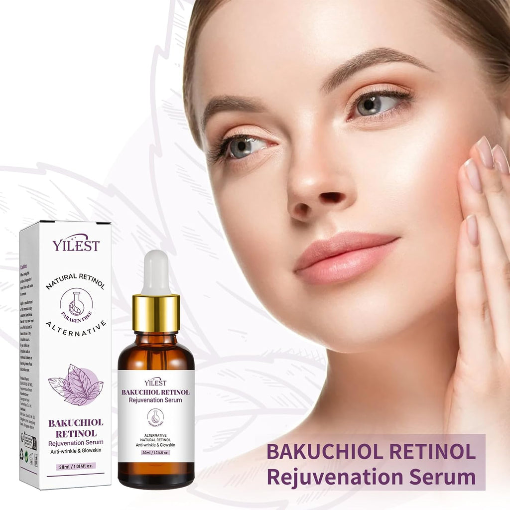 2PCS Bakuchiol Retinol Serum Retinol Rejuvenation Serum,For All Skin